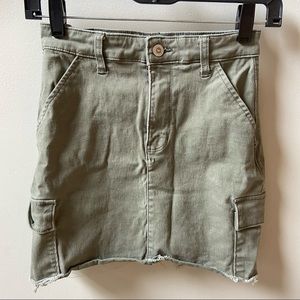 3/$15 Hollister Army Green Mini Skirt